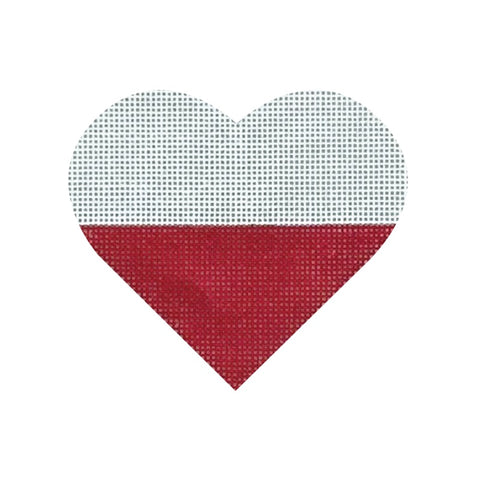 Polish Flag Heart