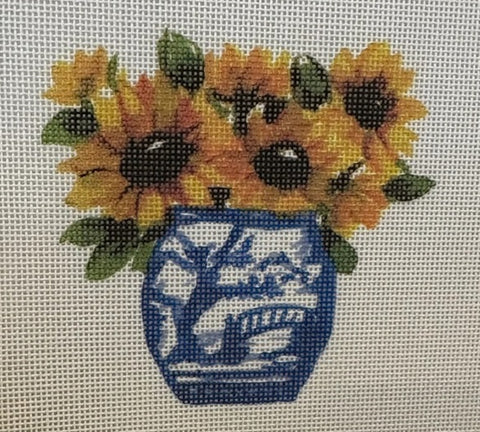 Chinoiserie Sunflowers