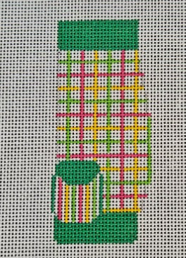 Golf Tee Bag - Pastel Plaid