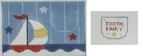 Sailboat Tooth Fairy Pillow  