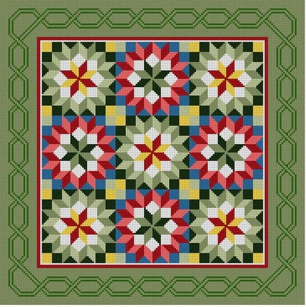 Carpenters Wheel Quilt