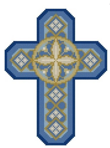 Cross/Diamond and Leaf