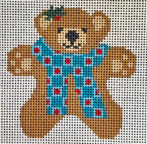 Teddy Bear Ornament - Boxed Scarf