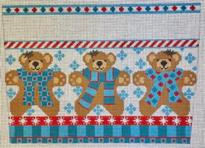 Teddy Bear Stocking Cuff