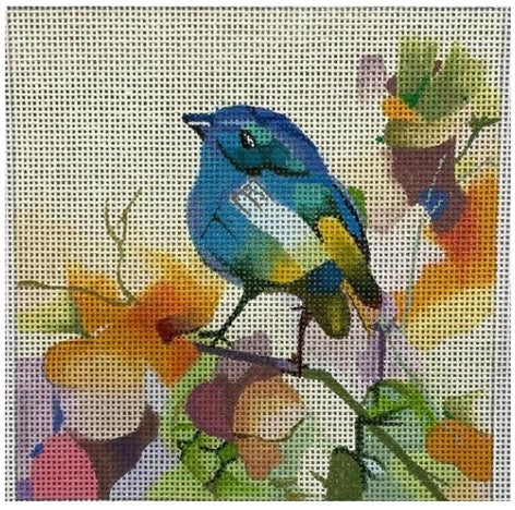 Watercolor Bluebird