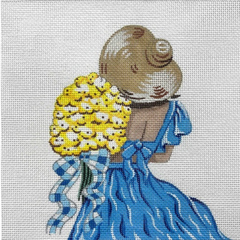 Yellow Bouquet and Sunhat