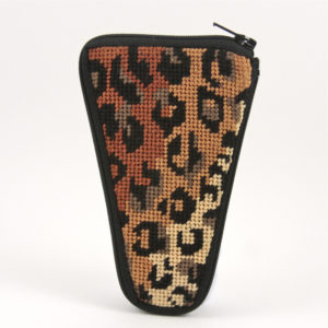 Stitch/Zip - Leopard Scissor Case 