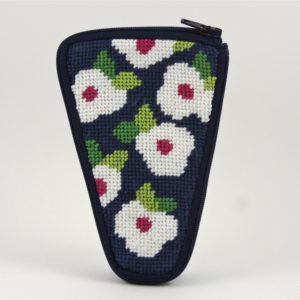 Stitch/Zip - Navy Floral Scissor Case 