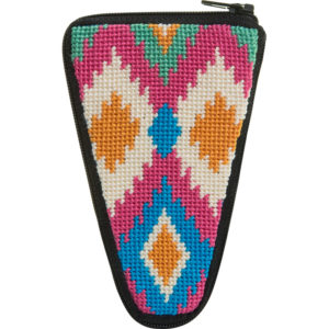 Stitch/Zip - Ikat Scissor Case 