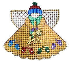 Winter Wear Angel w/Charms