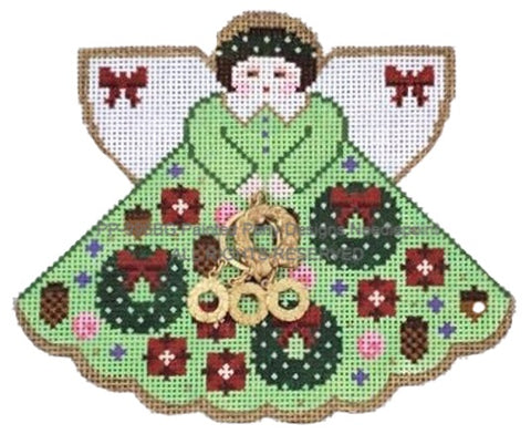 Wreath Angel w/Charms