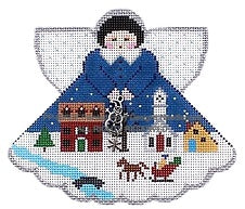 Winter Wonderland Angel w/Charms