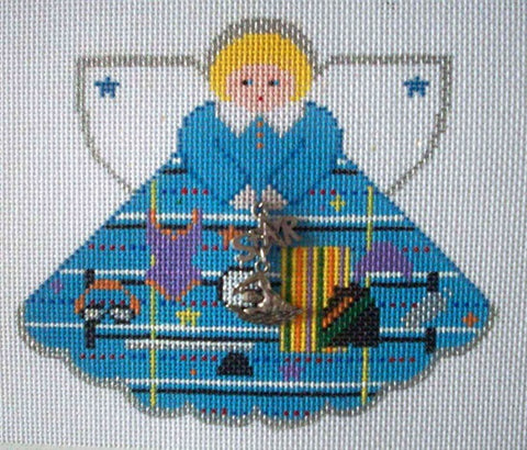 Swim Team Angel w/Charms