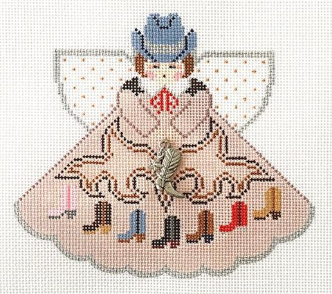 Cowboy Boots Angel w/Charm