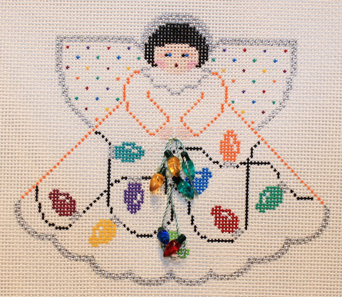 Light Bulbs Angel w/Charm