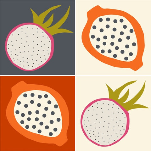 Pomegranate Coasters