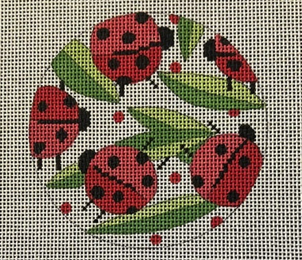 Ladybug Round Ornament  