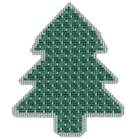 Green/Silver Criss Cross Tree