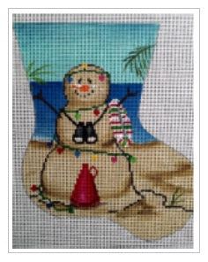 Snowman Lifeguard Mini Stocking