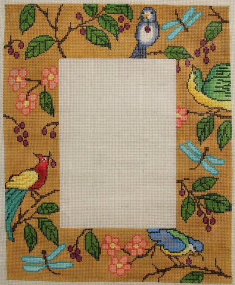 Picture Frame - Birds on Tan  