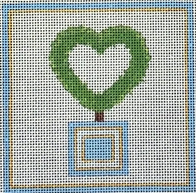 Heart Topiary Square - 13M