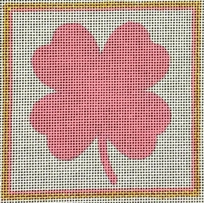 Pink Clover Square  - 18M