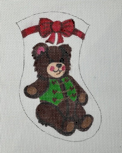 Teddy Bear Mini Stocking