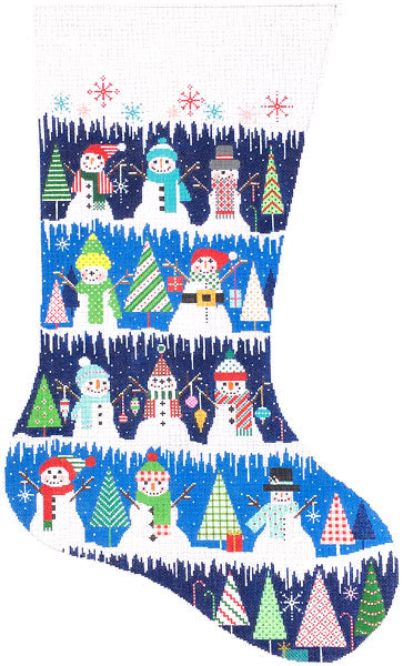 On Snowman Hill Stocking