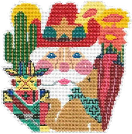 Southwestern Santa Head