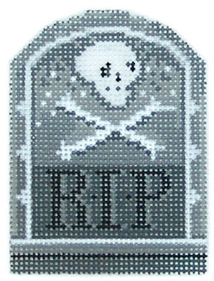 RIP Skull Tombstone