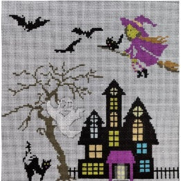 Haunted Village - Black House w/Witch