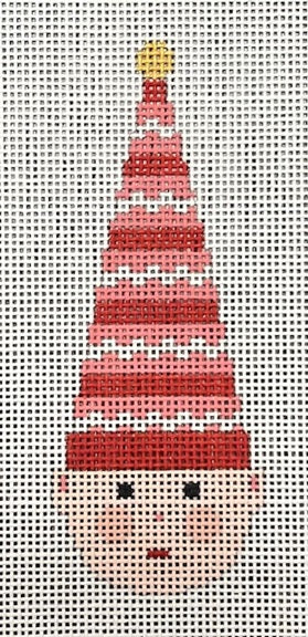 Elf Ornament/Red Stripe