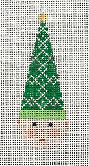 Elf Ornament/Green Diamond