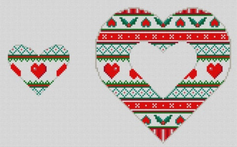 Heart Ribbons - Heart Dangler Ornament