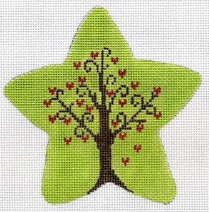 Star w/Tree and Hearts
