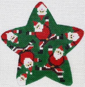 Star w/Tumbling Santa