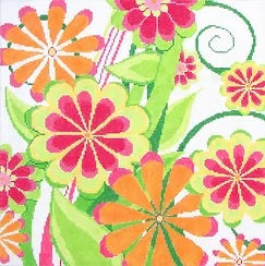 Large Orange Sherbert Garden 