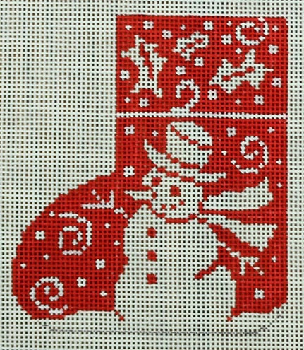 Skate - Red & White Snowman (Shelly Tribbey)