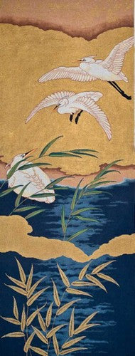 Snowy Egret Scroll (Kathryn Molineux)