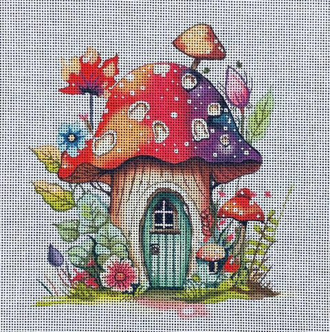 Mushroom House MR-106 (Mindys Needlepoint)