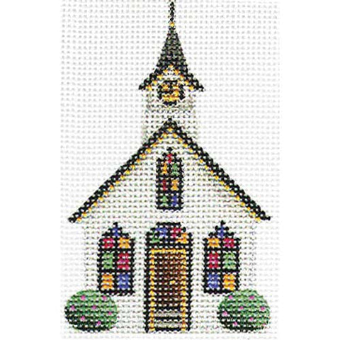 Mini Church with Stained Glass
