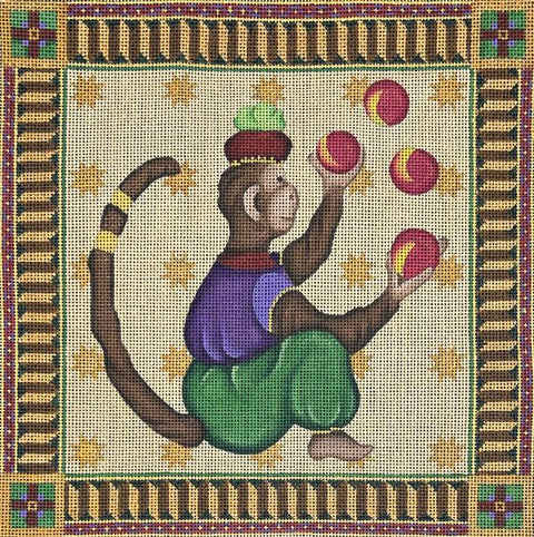 Juggling Monkey Pillow (Melissa Shirley)