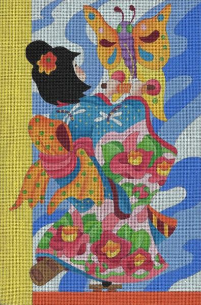 Butterfly Kite Japanese Panel (Melissa Shirley)