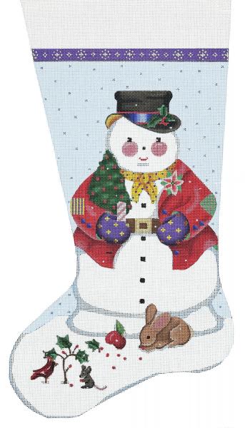Snowman Stocking (Melissa Shirley)