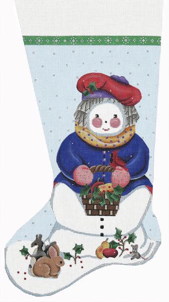 Snowgirl Stocking (Melissa Shirley)