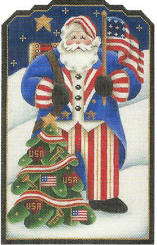 Patriotic Santa