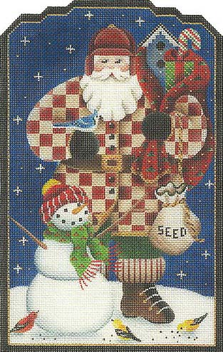 Bird Watcher Santa