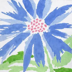 Large Blue Splash Flower (Jean Smith)