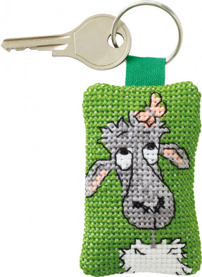 Keyring - Grey Sheep (Permin)