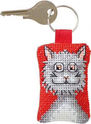 Keyring - Cat (Permin)